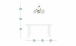 KHG Kronleuchter messing matt 8-flammig -Innenleuchten Verkaufsladen 680606 10 201911012243