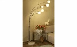 KHG Bogenleuchte, 5-flammig, chrom -Innenleuchten Verkaufsladen 682430 6 202204191232