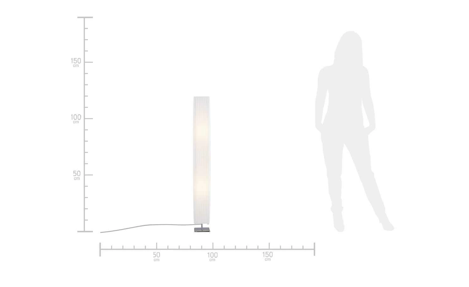 for friends Stehleuchte mit weißem Kunststoff-Schirm 4 for friends Stehleuchte mit weißem Kunststoff-Schirm – Bild 2