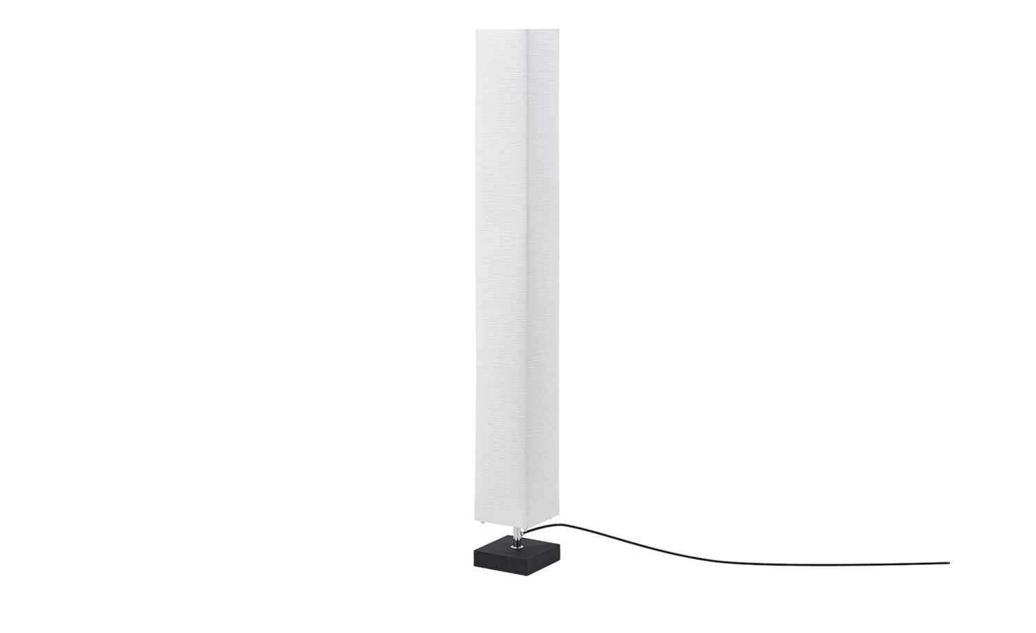 HOME STORY Stehlampe mit weißem Papierschirm, Holzfuß 5 HOME STORY Stehlampe mit weißem Papierschirm, Holzfuß – Bild 3