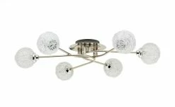 Paul Neuhaus Deckenleuchte nickel matt 6-flammig -Innenleuchten Verkaufsladen 684369 3 201811271454