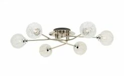 Paul Neuhaus Deckenleuchte nickel matt 6-flammig