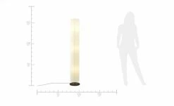 HOME STORY Stehlampe mit weißem Papierschirm rund -Innenleuchten Verkaufsladen 687323 7 201911212245