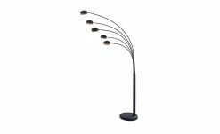 HOME STORY Bogenleuchte schwarz mit 5 Armen -Innenleuchten Verkaufsladen 688641 13 202204191232