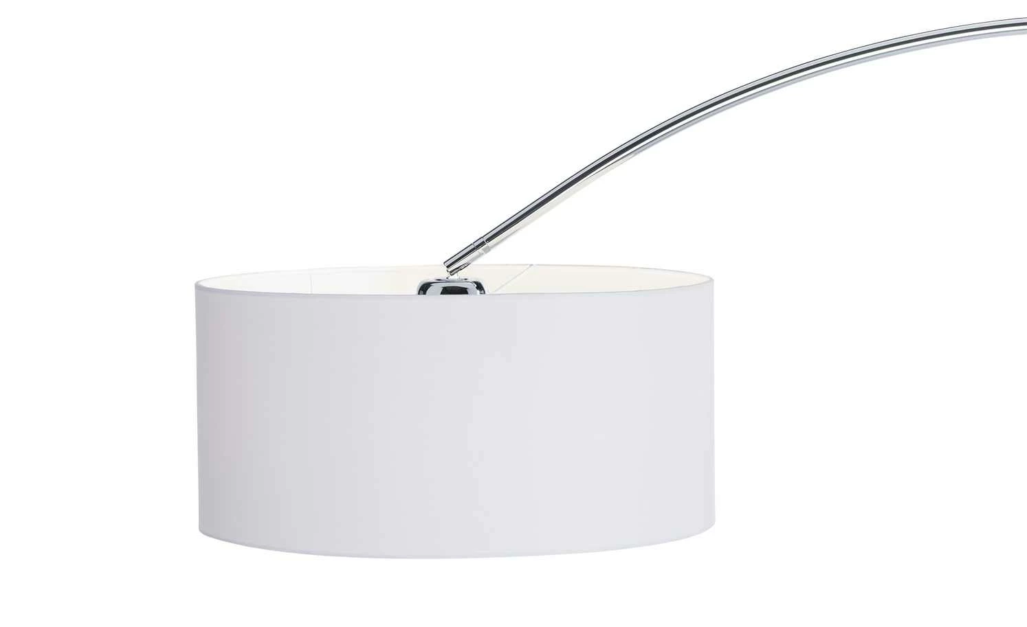 HOME STORY Bogenleuchte mit weißem Stoffschirm 52 HOME STORY Bogenleuchte mit weißem Stoffschirm – Bild 50