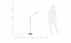 Trio LED-Leseleuchte nickel matt schwenkbar -Innenleuchten Verkaufsladen 688655 5 202106082233