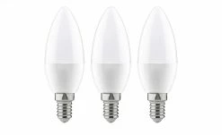 LED 3-er Pack, Kerze E14 4W, 250lm, 2700K