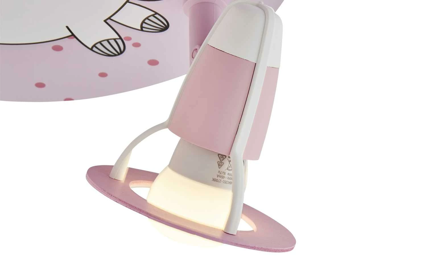 Deckenstrahler, 3-flammig, Rosa Einhorn Babsy 5 Deckenstrahler, 3-flammig, Rosa Einhorn Babsy – Bild 3